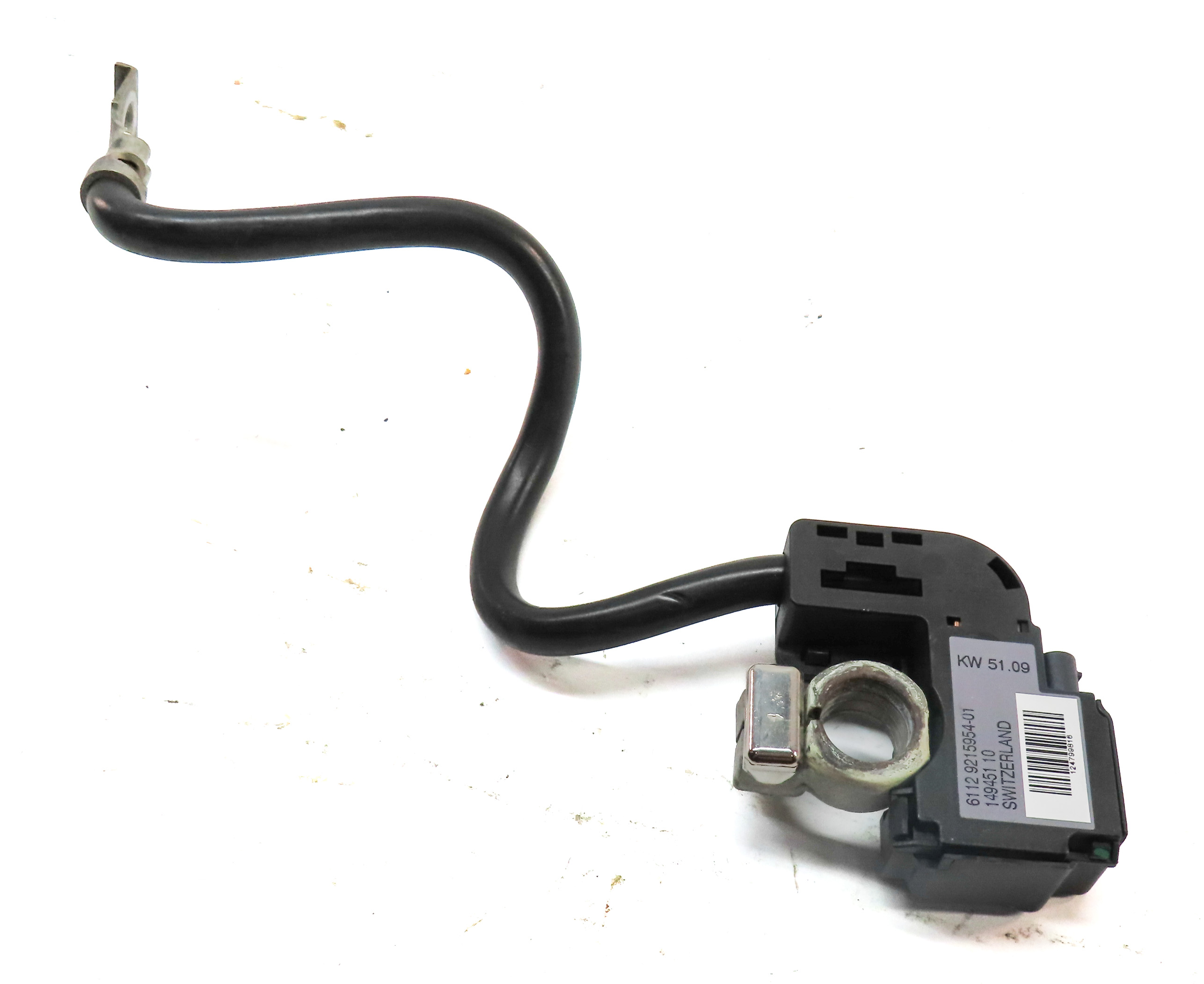 2010 BMW X5 (E70) 3.0L DIESEL (M57Y) ENGINE NEGATIVE BATTERY TERMINAL CABLE — exact item pictured